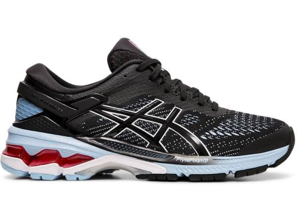 Asics Hardloopschoenen Dames, GEL-KAYANO Zwart/Blauw - Asics Nieuw | B5139406-BN